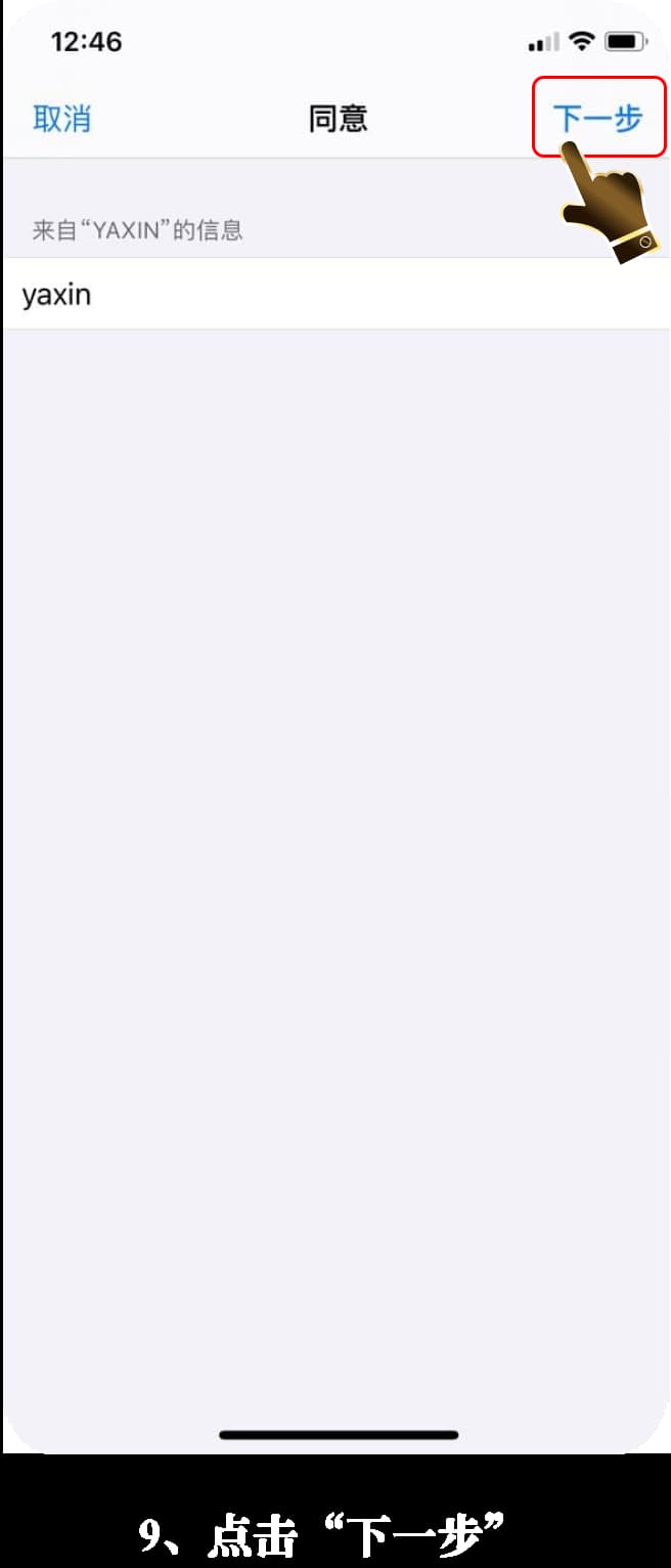 亚星iOS客户端安装流程示意图9